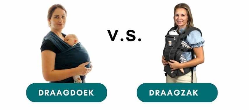 Verschil van een draagdoek met een draagzak