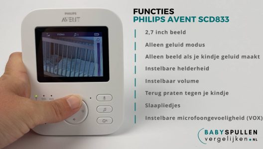 Philips Avent 833 functies